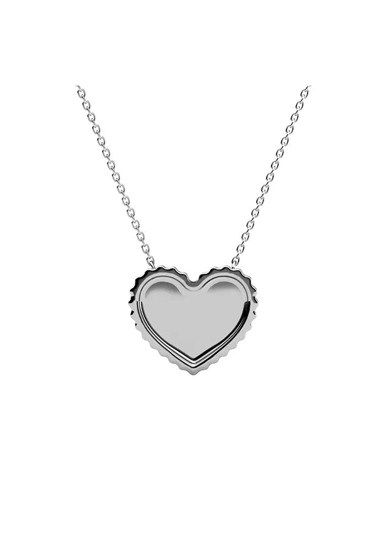 Balenciaga precious store heart necklace