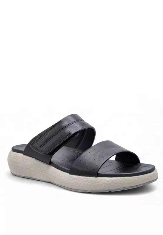 Men Slip On Faux Leather Classic Casual Sandals - 250140045