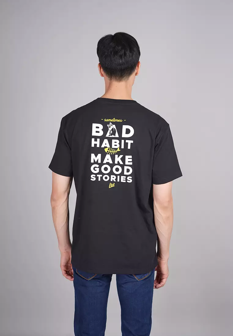 LGS Street - Kaos - Streetwear - Hitam - Unisex - ST.30.H062.003.C