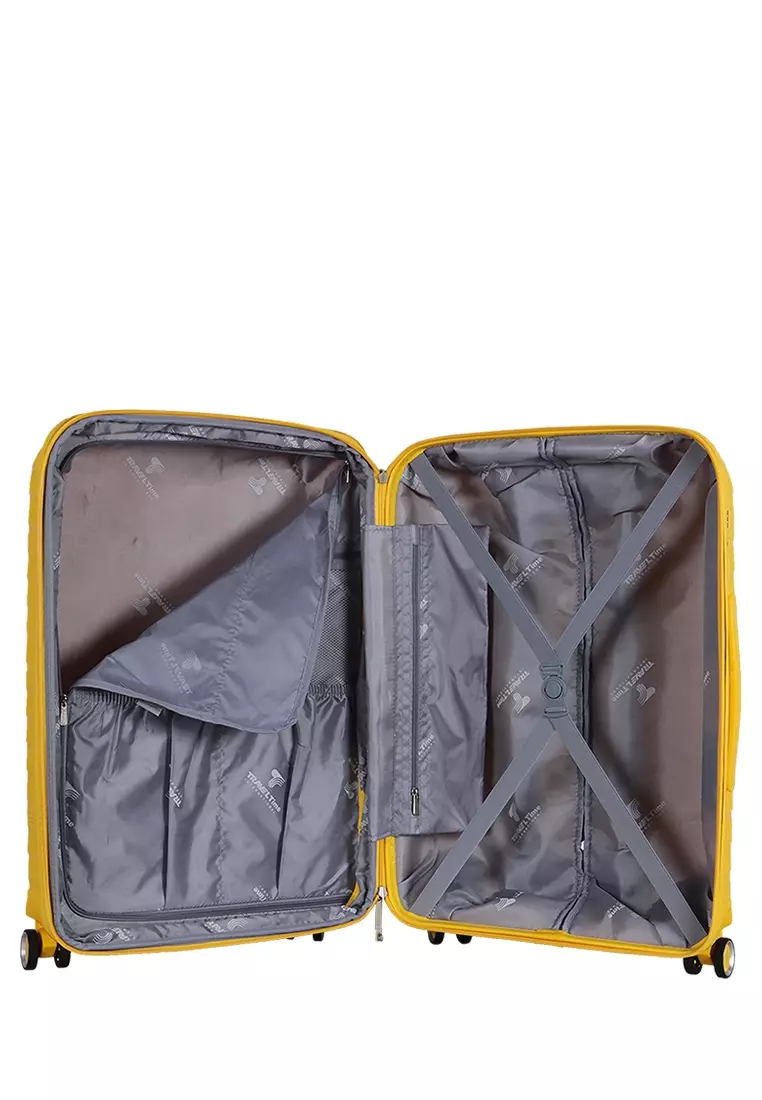 Travel Time Trolley Case HY820 - 24 inch Yellow