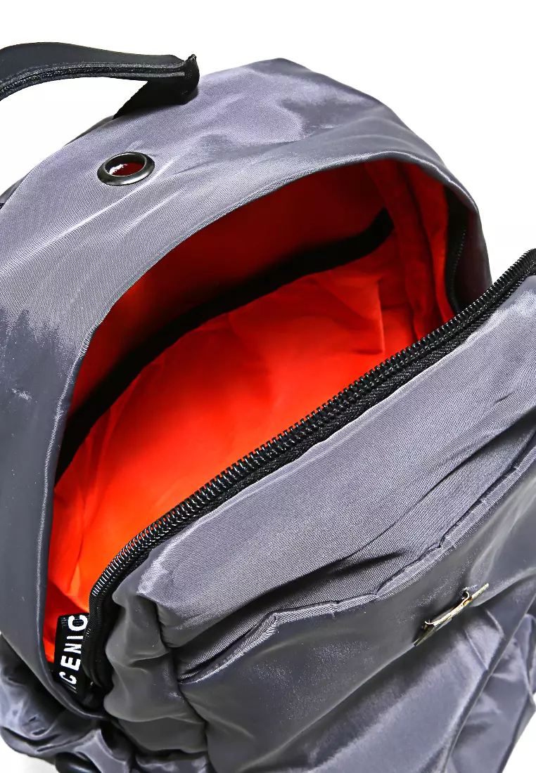 Roger Tas Selempang Pria Shoulder Bag Water Resistant Large Compartment Material Nylon ORIGINAL - Gray