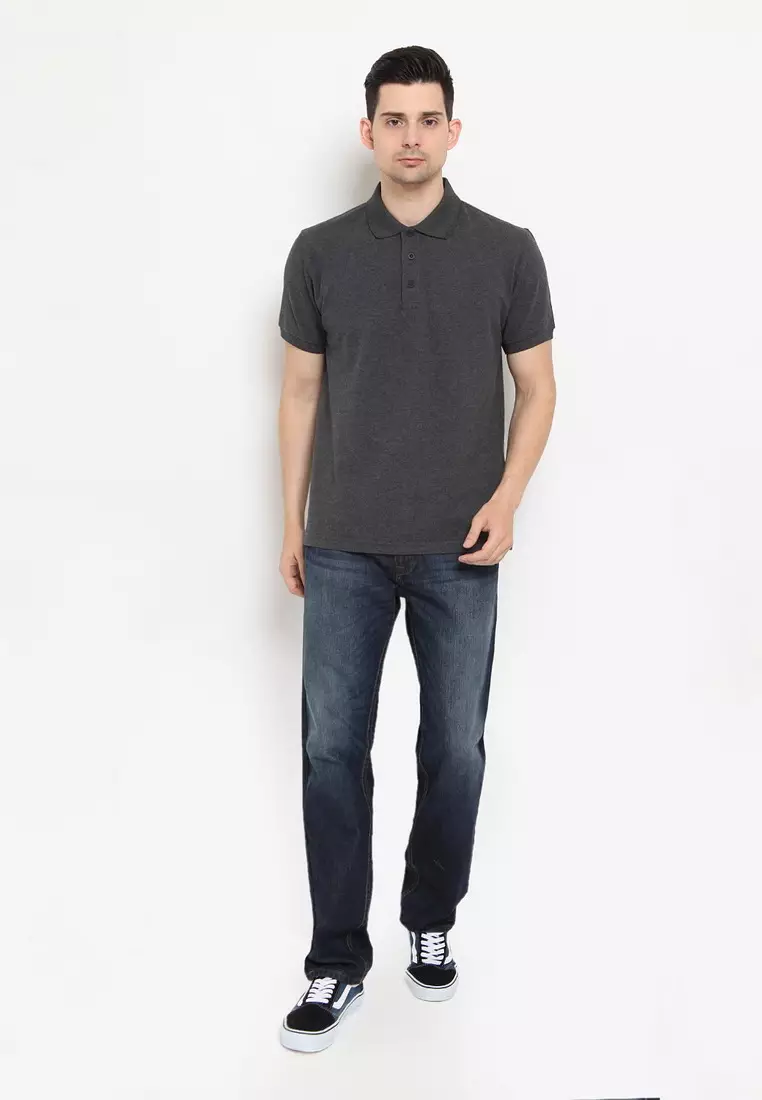 POLICE Polo Shirt Krah Polos Pria 207200171