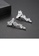 Glamorousky white Simple and Elegant Geometric Cubic Zirconia Long Earrings D23D5AC50B9913GS_4