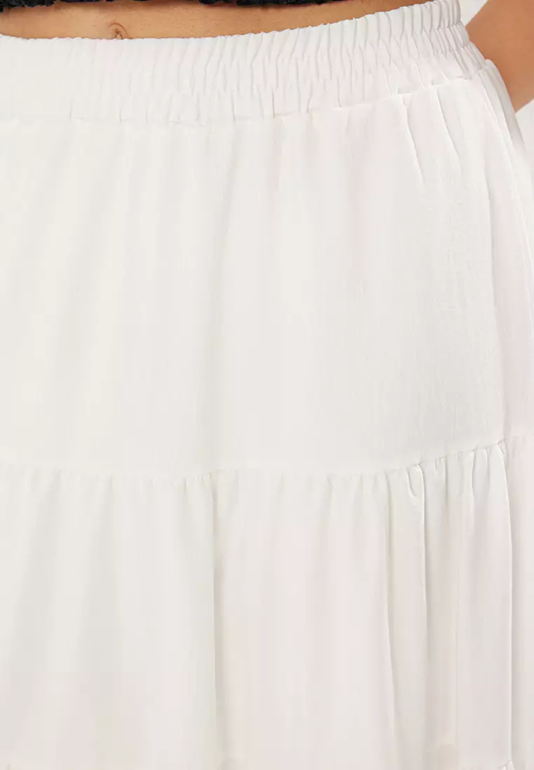Textured Maxi Skirt