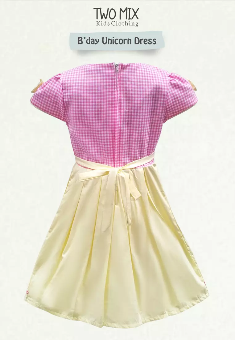 Two Mix - Dress Anak Cewek Unicorn - OOTD Baju Anak Perempuan 1-12 Tahun 4367