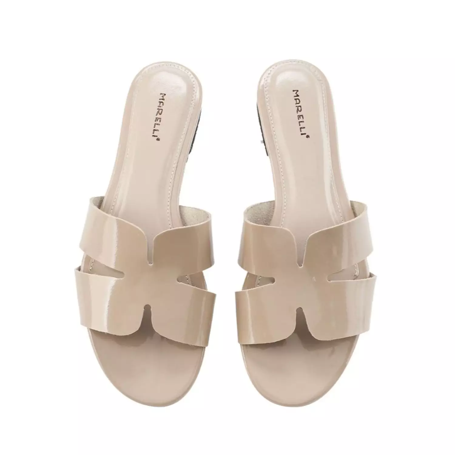 Lolita Sandal wanita Flat Slip On - Cream