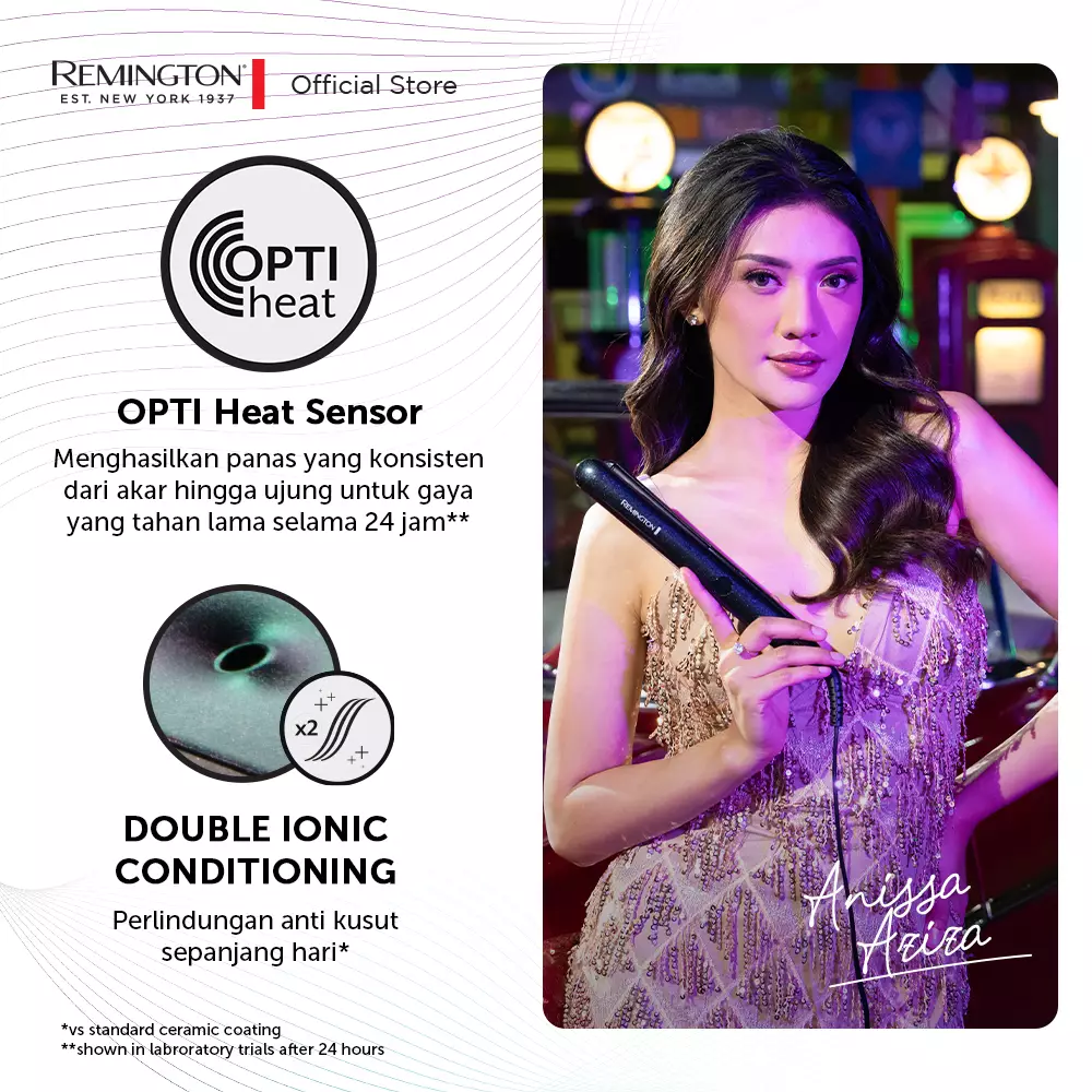 Remington Catokan Pelurus Rambut Illusion Straightener S7801-ID