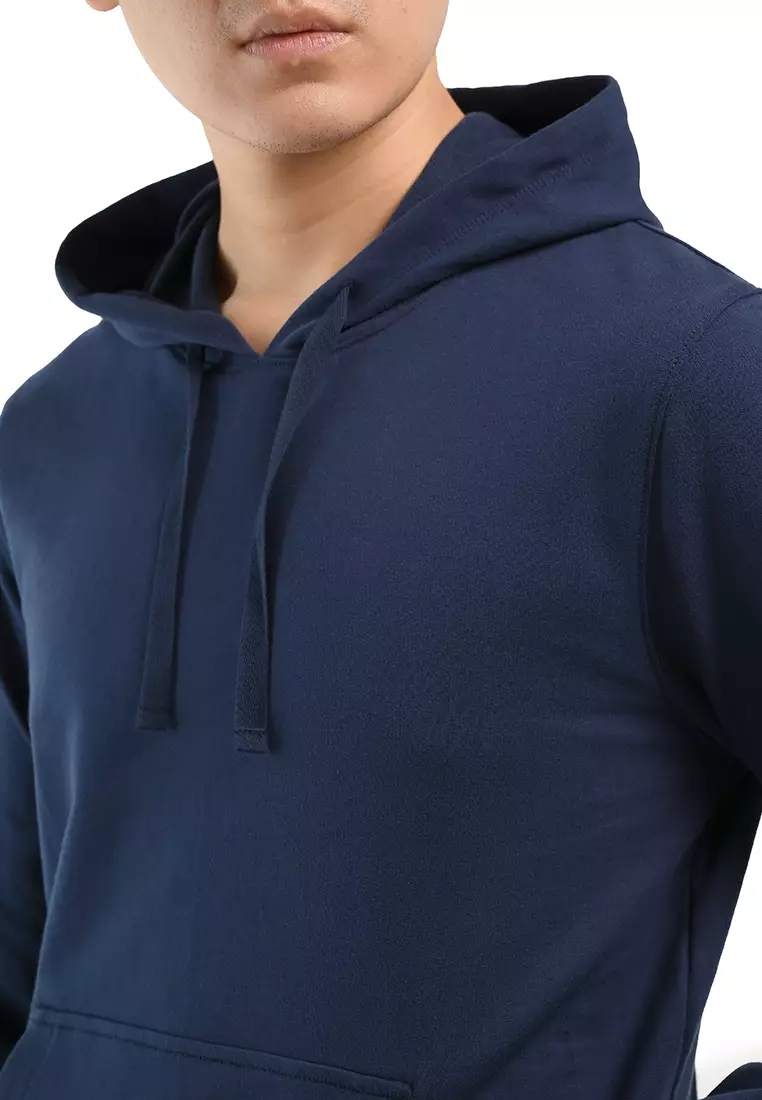 MANZONE - Sweater Hoodie Pria Relikan - Navy Warna NAVY