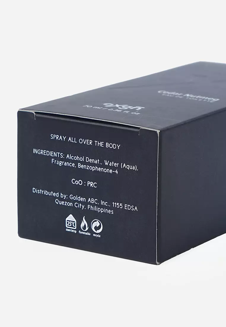 OXGN Cedar Nutmeg Eau de Toilette for Men 70ML