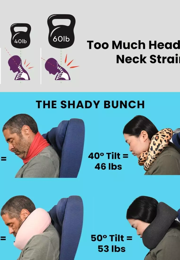 Cabeau Evolution X Travel Pillow - Turquoise Charcoal / Teal