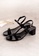 Twenty Eight Shoes black Single Strap Jelly Heels Rain Shoes VR23 F16C9SHD46AA37GS_4