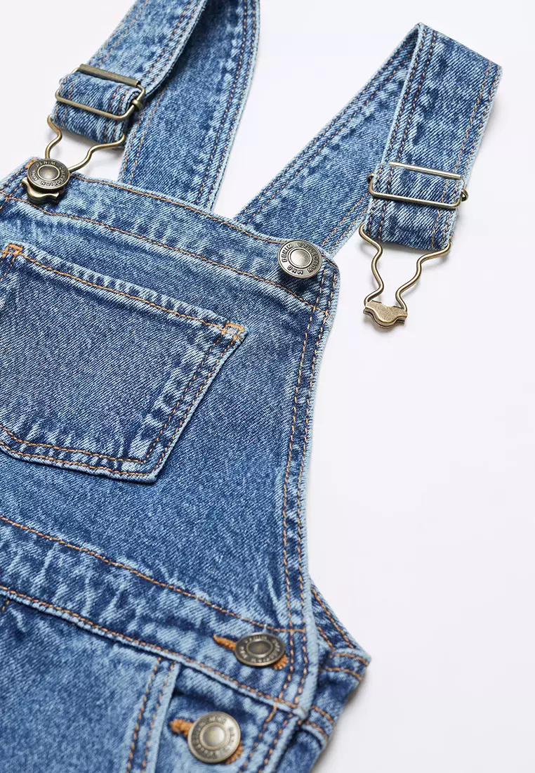 Buy MANGO BABY Long Denim Dungarees 2023 Online ZALORA Philippines