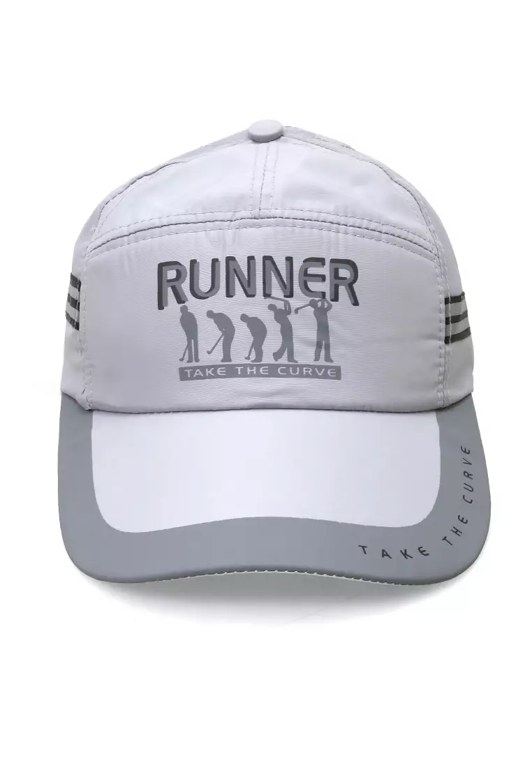 Jahari Topi Baseball Pria Wanita Resizable Strap Sporty Cap Material Polyester ORIGINAL - Gray