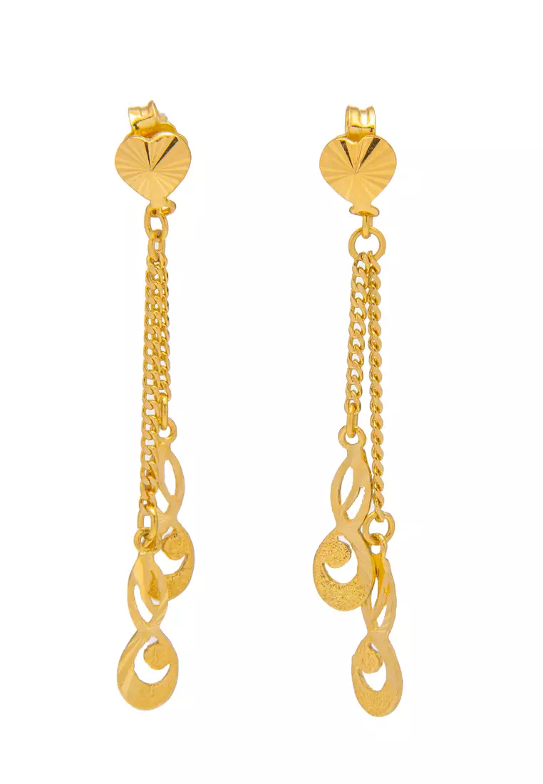 Nice gold earring designs store