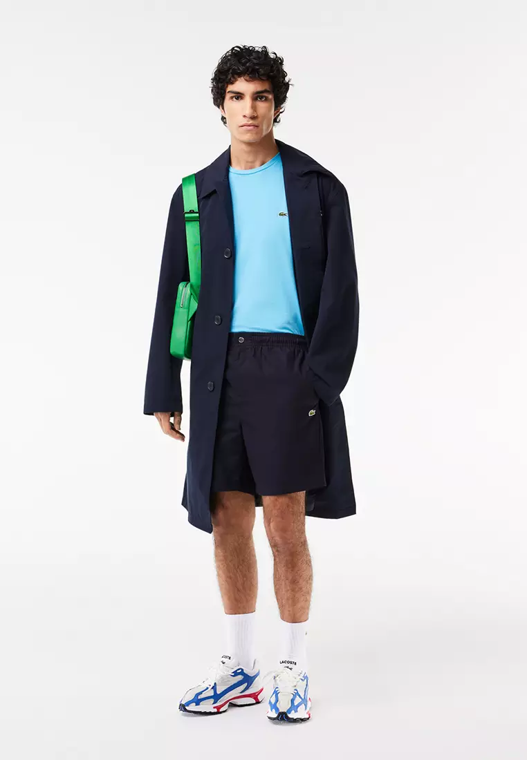 Relaxed Fit Cotton Poplin Elasticated Shorts