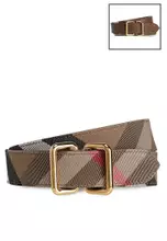 Buy Burberry Check Reversible Belt (nt) 2025 Online | ZALORA