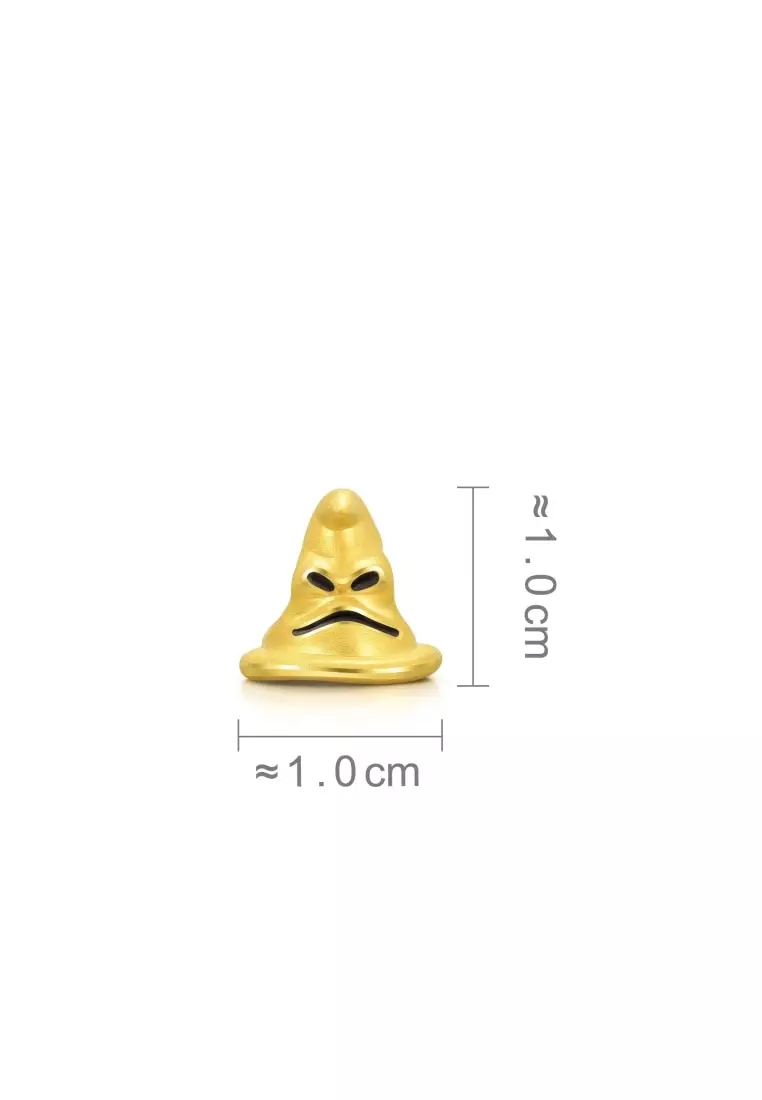 999 Gold Harry Potter Wizard Hat Charm for Women & Men 92752C [Bracelet not included]