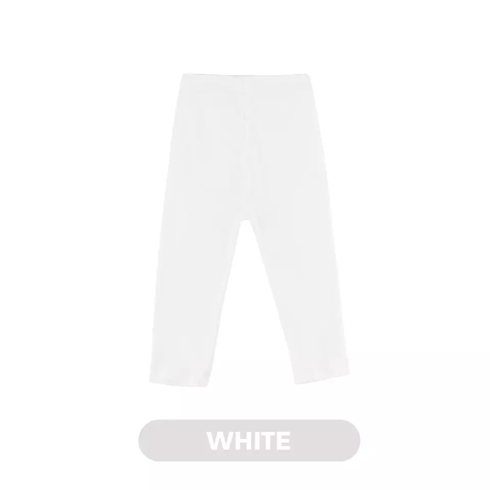 Mooi Legging Anak Polos Baby Legging Comfy Basic Legging - White