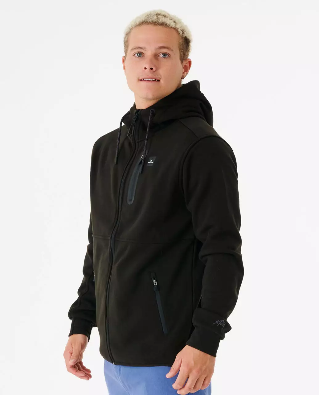 Rip Curl Men Departed Anti-Series Fleece - Black