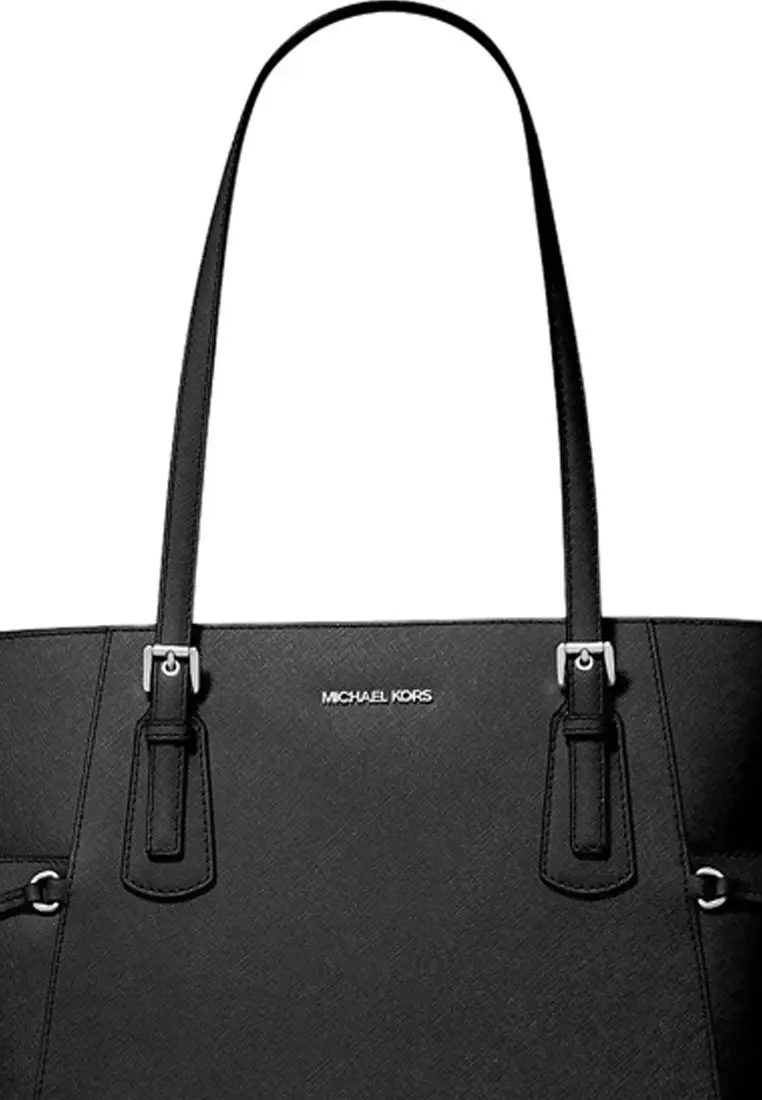 Voyager Saffiano女士托特包黑色35S5SV6T7L