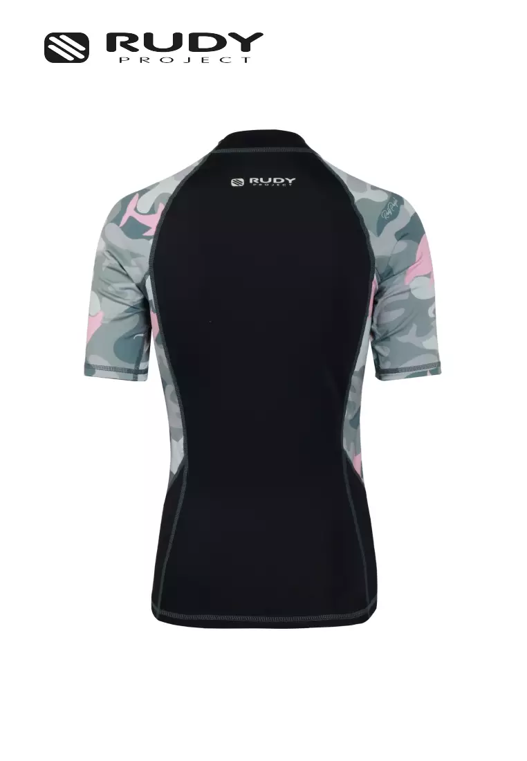 Riva Women's Rash Guard - Pink/Black
