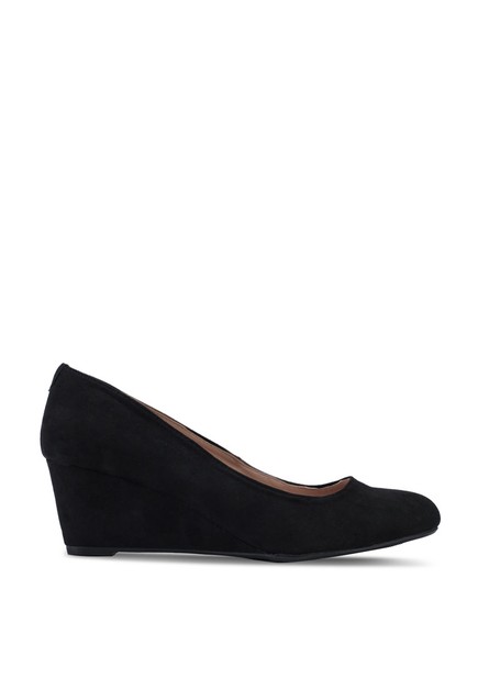 Jual Dorothy Perkins Black Dreamer Wedge Court Shoes Original Zalora Indonesia