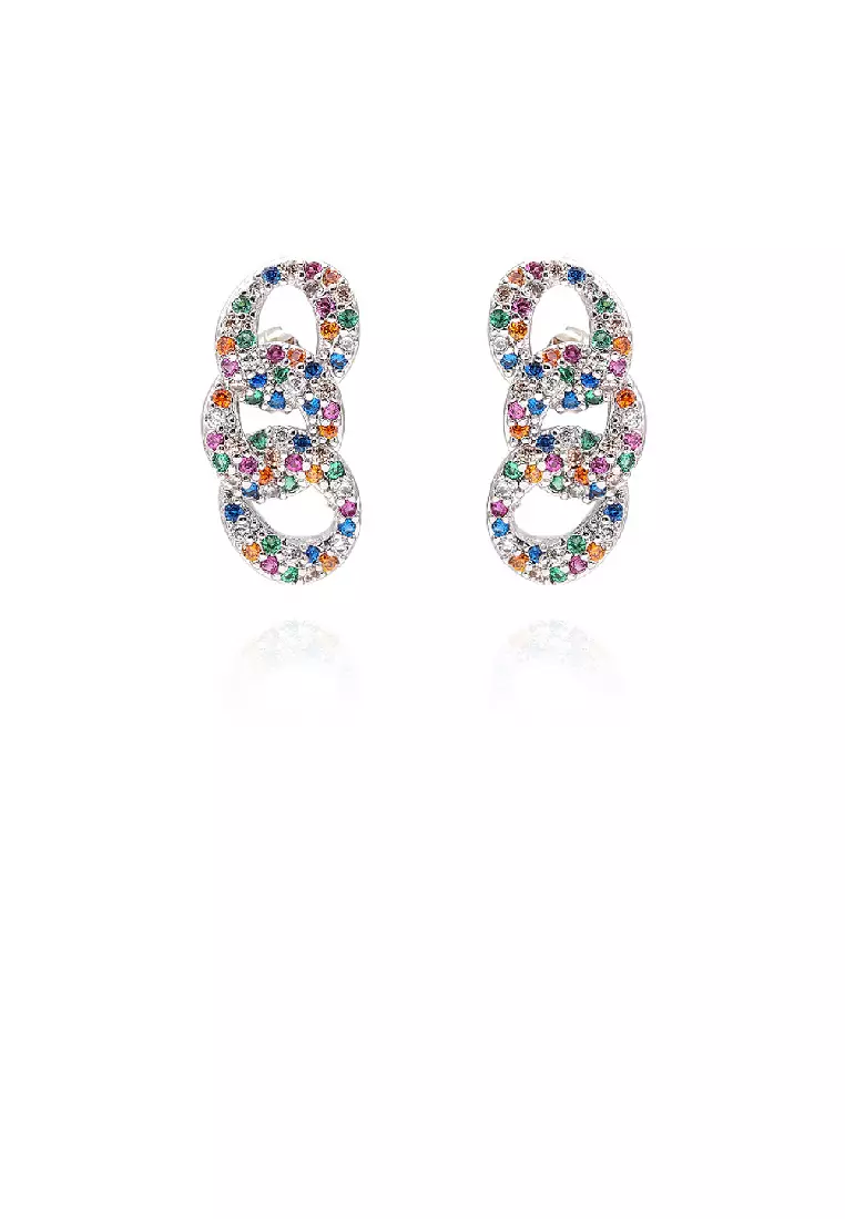 Chain best sale type earrings