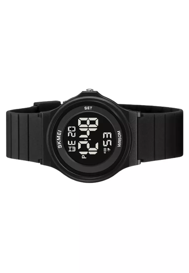 Jam Tangan Wanita 2303 Digital Rubber ORIGINAL - Black