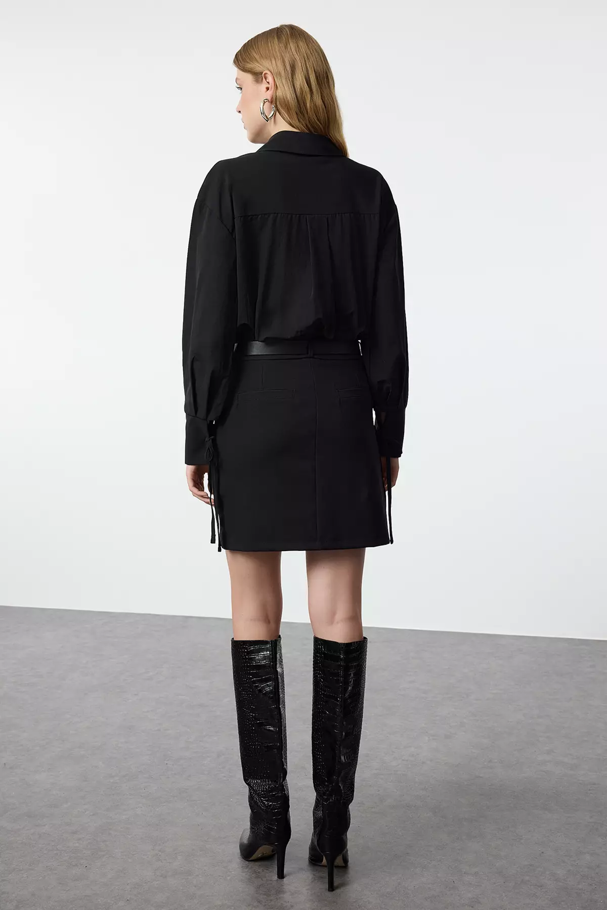 Pocket Mini Shirt Dress