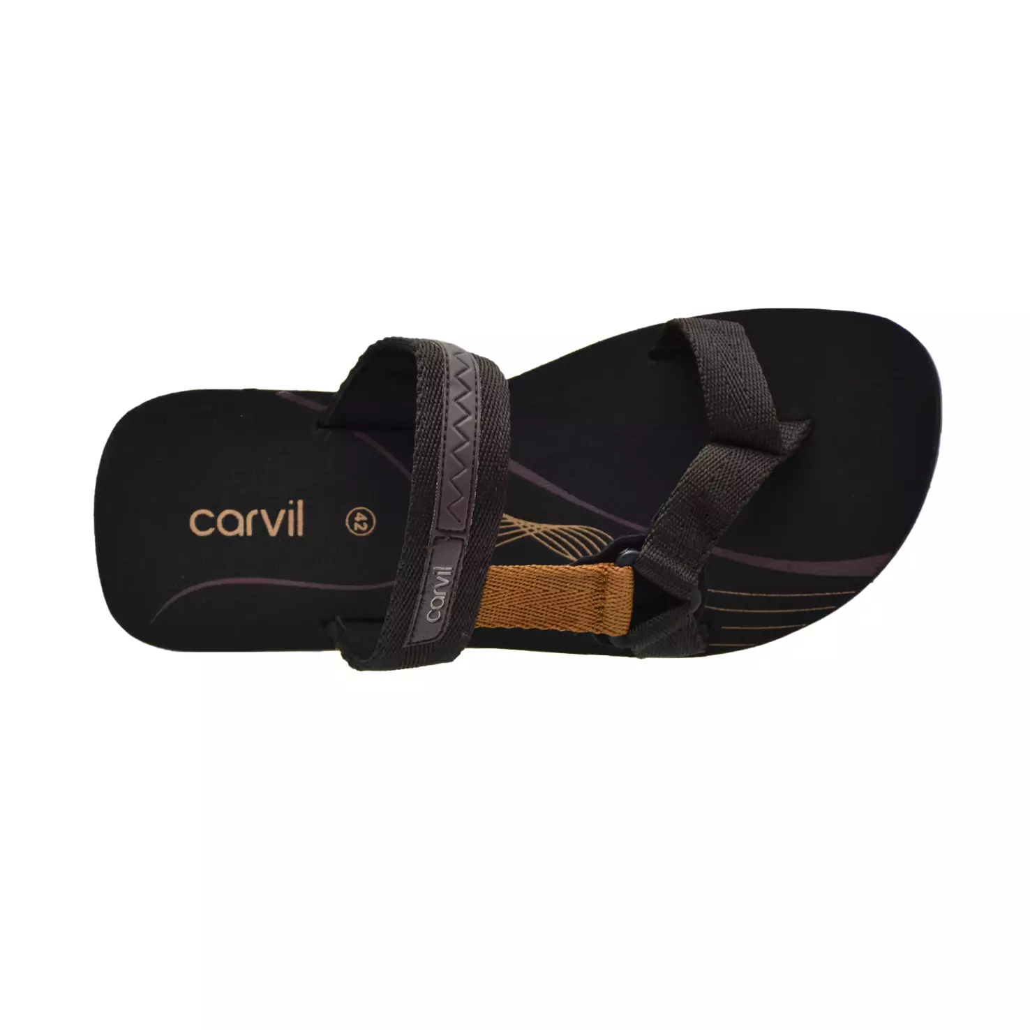 Carvil Sandal Pria Spextra-S24 M Brown/Stone