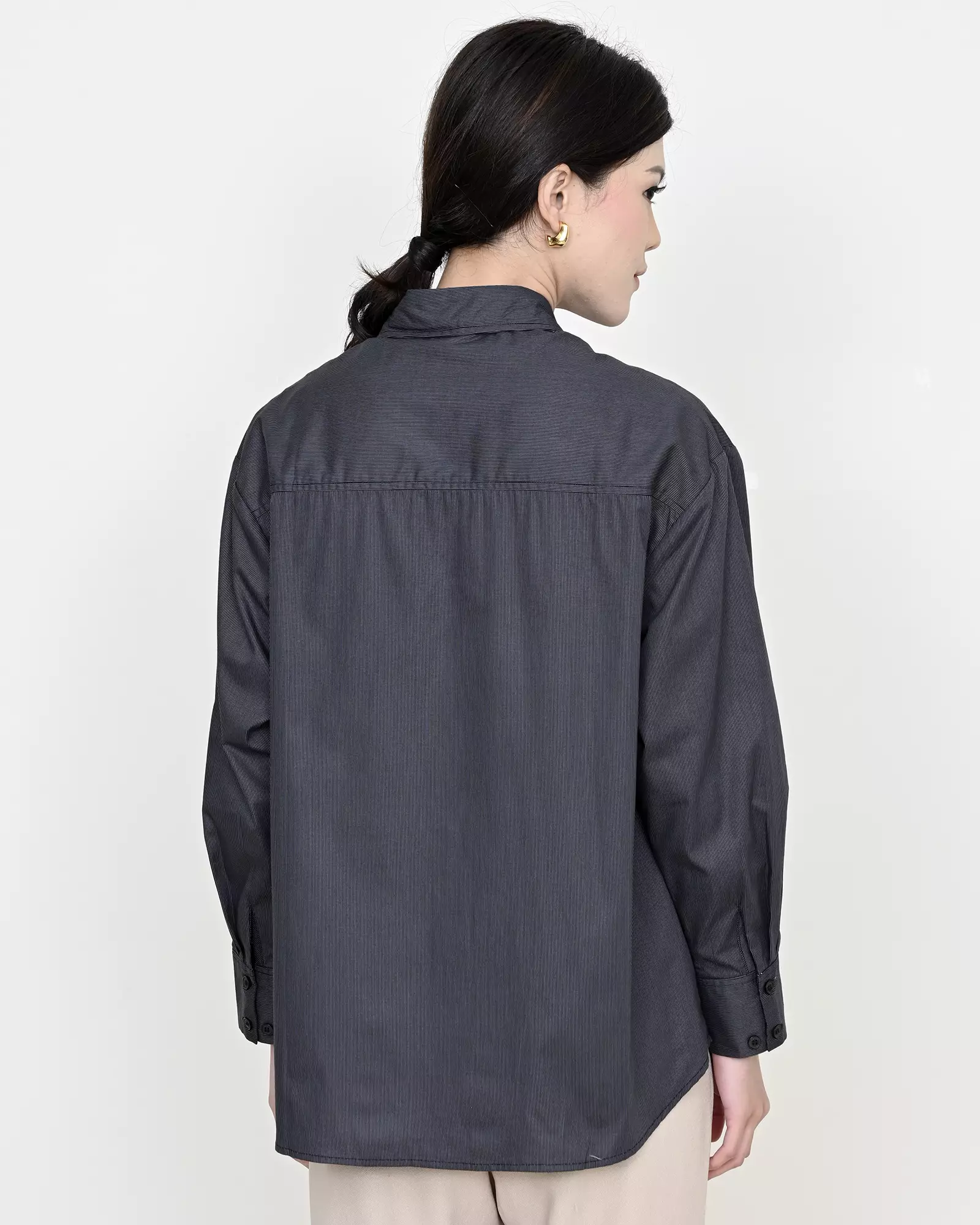 Geulis.id CORDIE SHIRT - Black