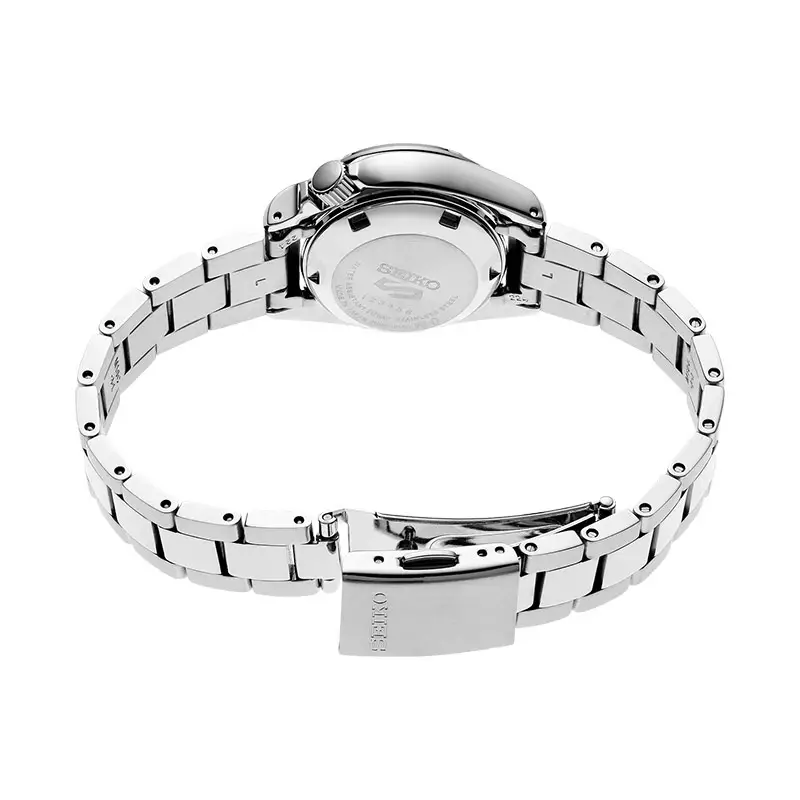 Jam Tangan Wanita Seiko 5 Sports SRE003K1 5KX SKX Sports Style Automatic Dark Blue Dial Stainless Steel Strap