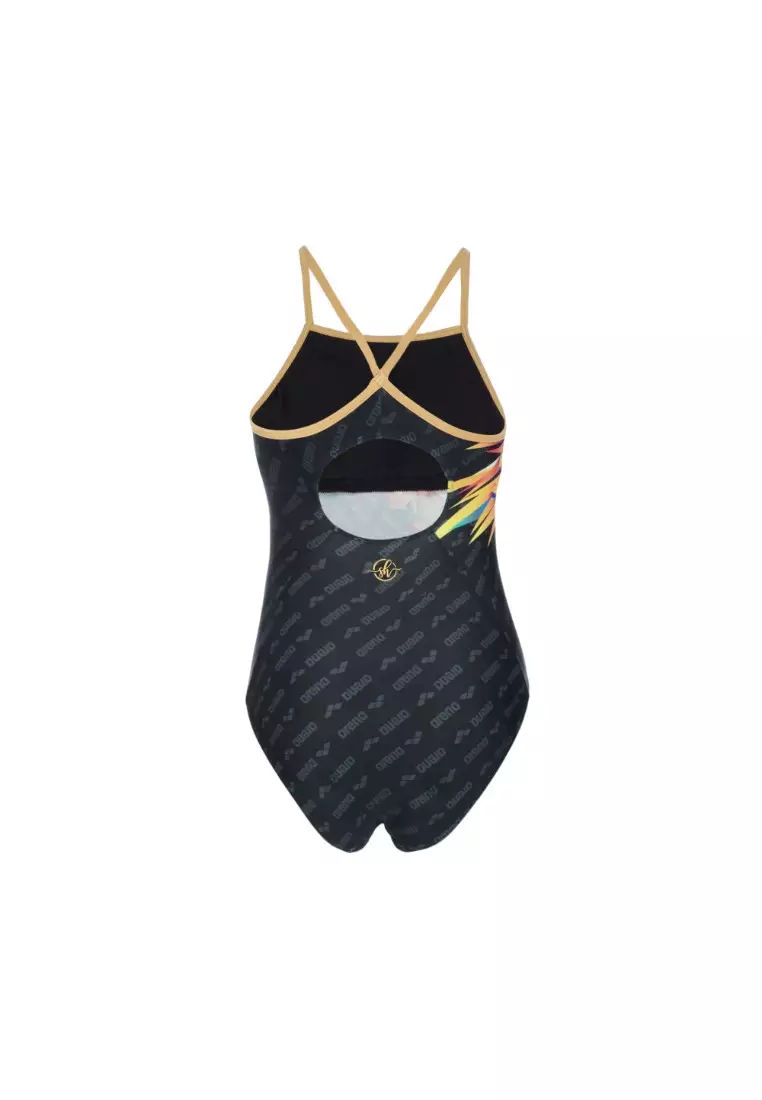 arena LADIES SWIMWEAR Siobhán FEARLESS THIN STRIPE XBACK ONE PIECE