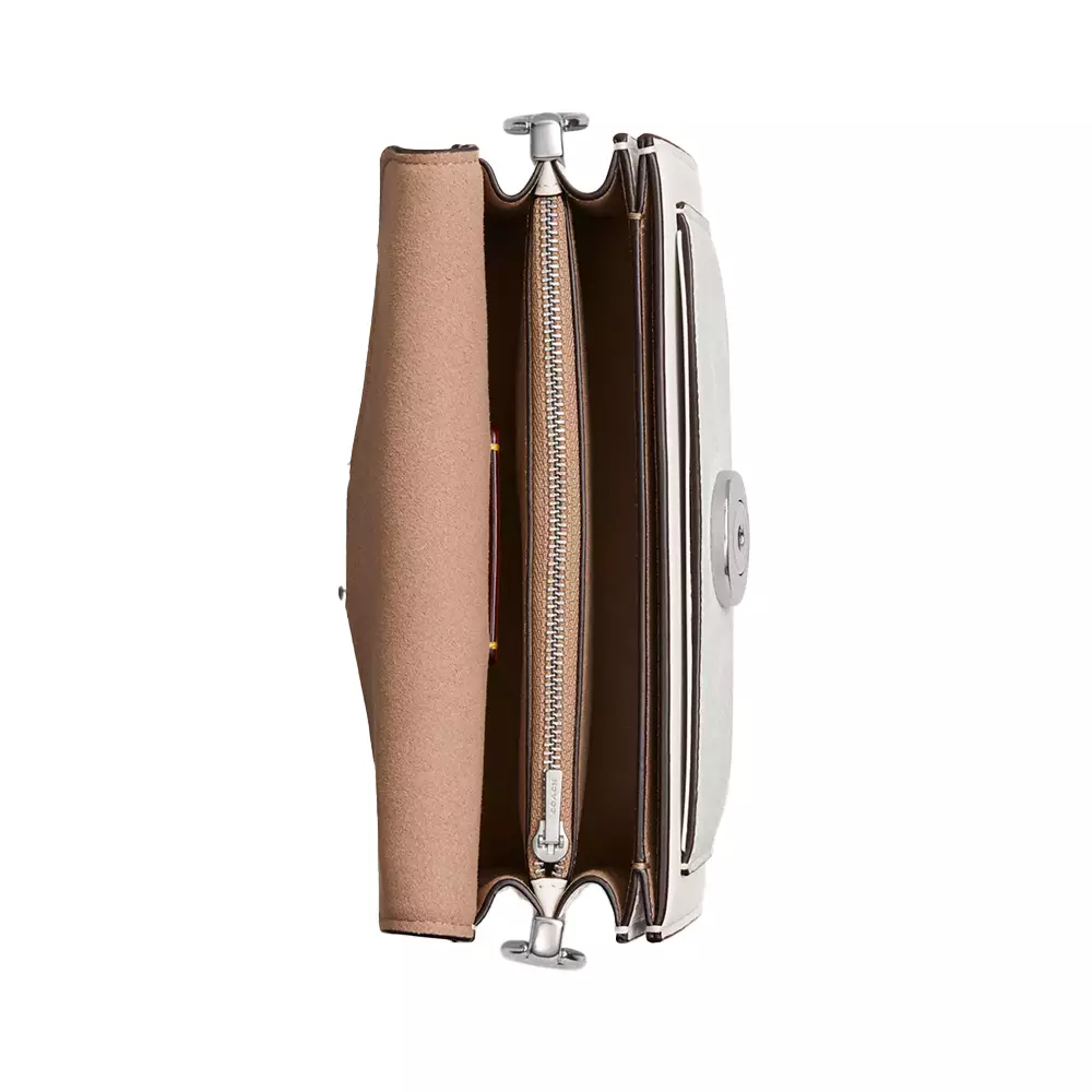 Tabby 20 Shoulder Bag Signature Canvas Cream