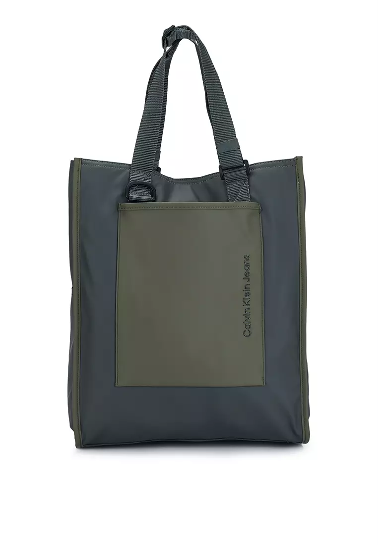 Calvin klein canvas tote hot sale