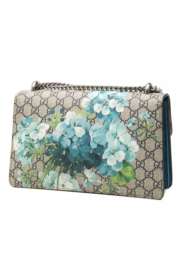 Pre-Loved Gucci Medium Gg Supreme Blooms Dionysus Shoulder Bag