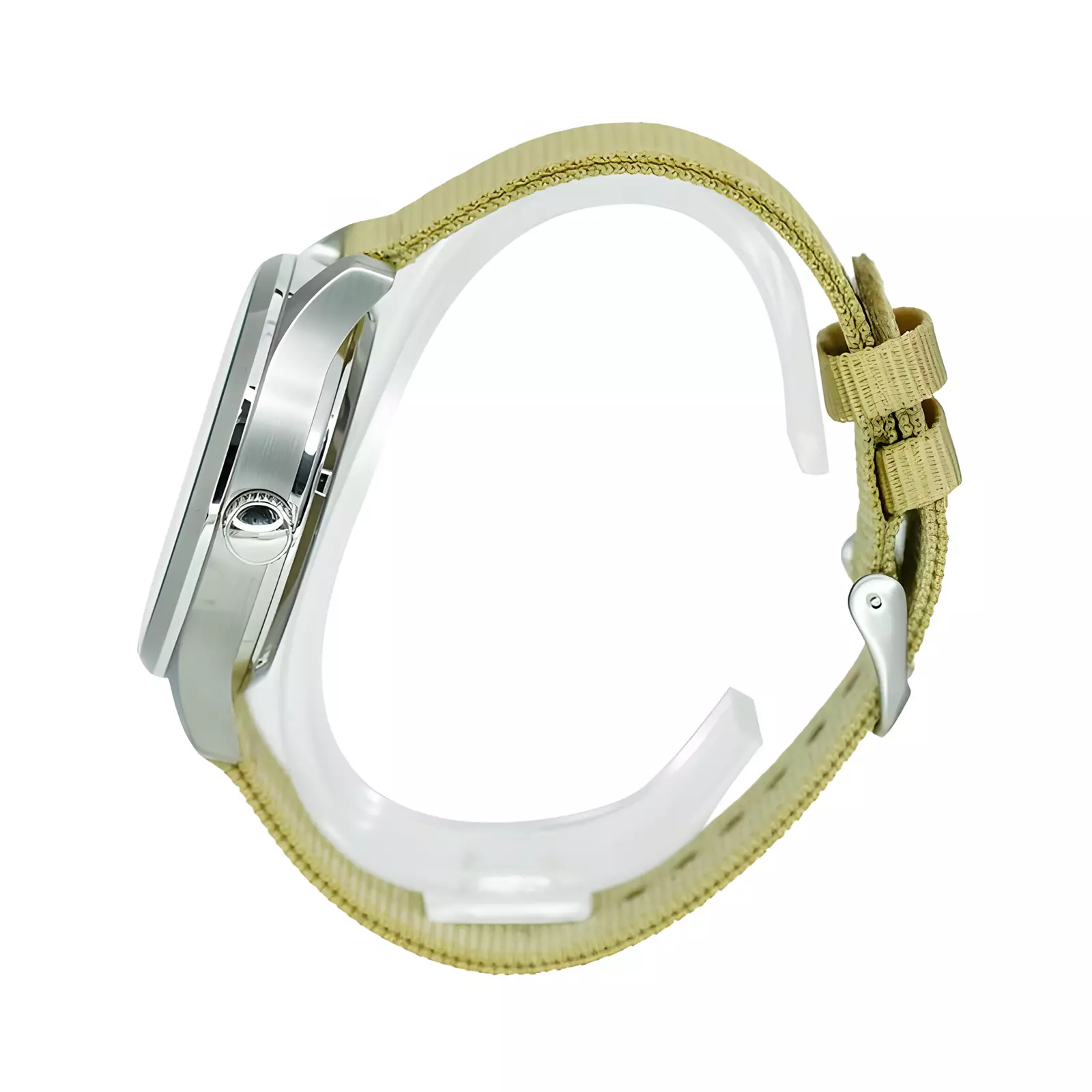 Alba Mechanical - Jam Tangan Automatic Pria - Beige Nylon Strap - AL4221X1