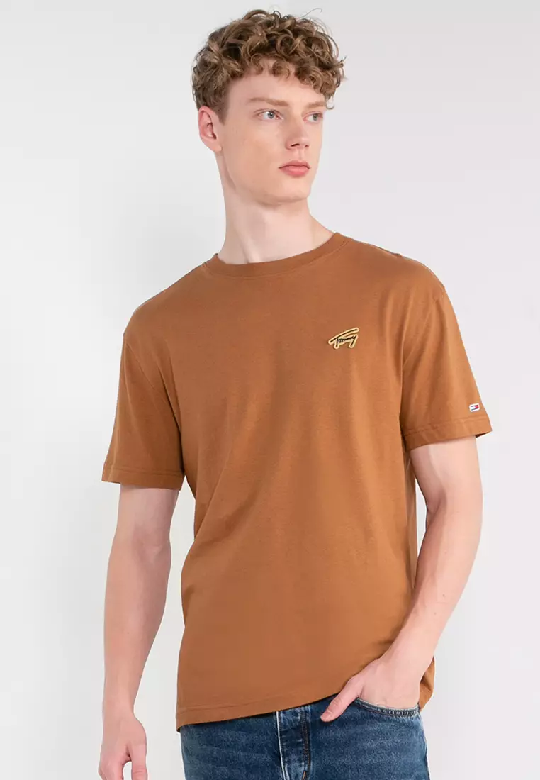 Buy Tommy Hilfiger Classic Gold Signature Tee Tommy Jeans Online