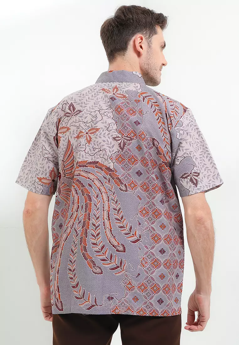 Clark Shirt Kemeja Batik Pria Pendek