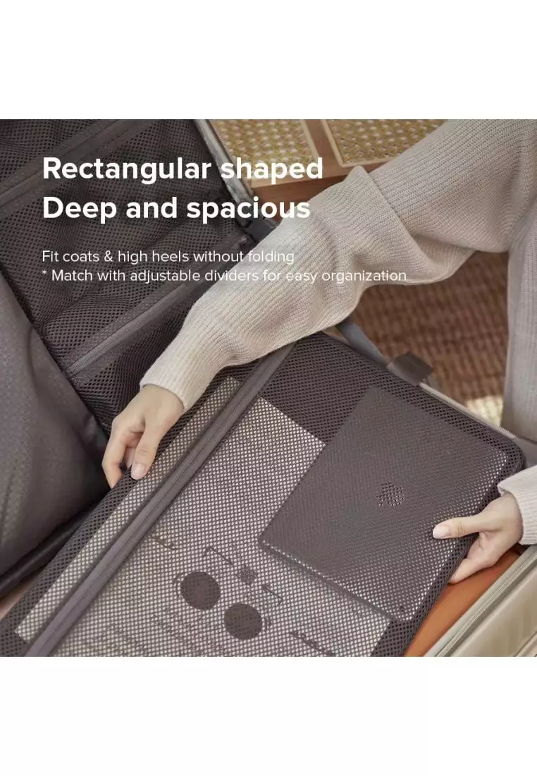 Echolac Celestra 28" Large Upright Luggage (Blue)