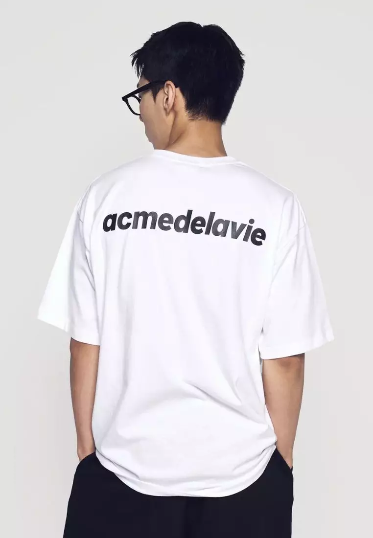 Bold Font Logo Short Sleeve T-Shirt White