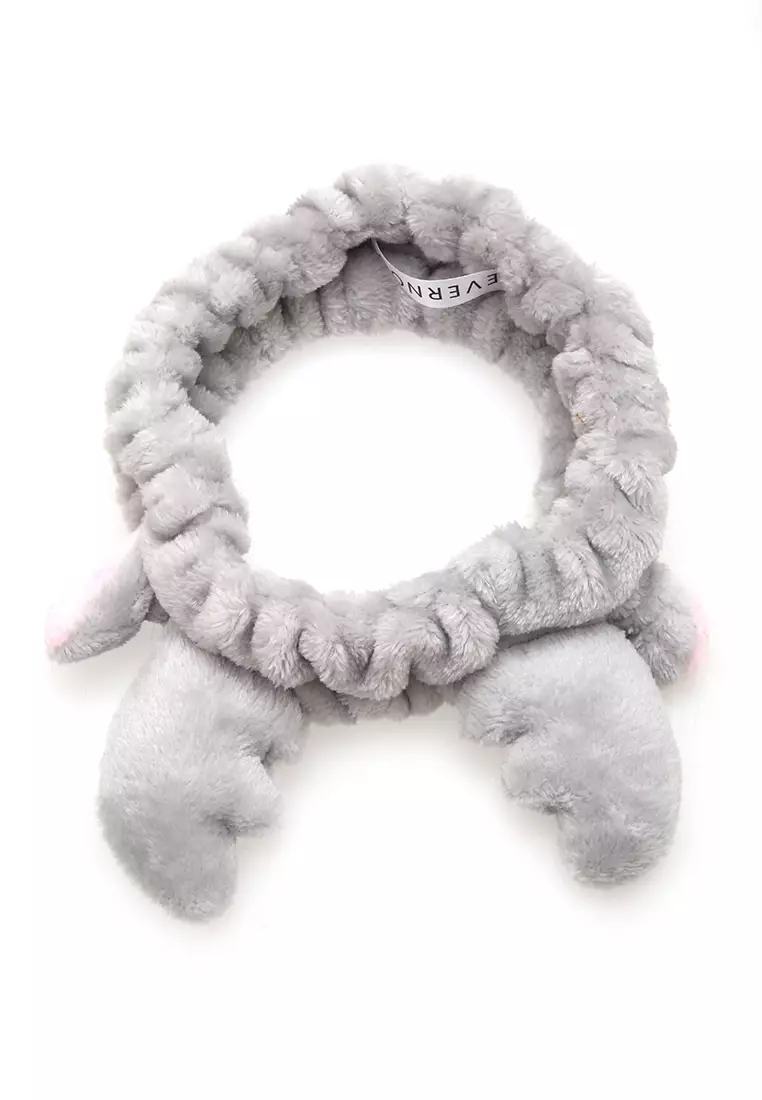 Diana Bandana Tanduk Rusa Tekstur Lembut And High Quality - Abu-Abu