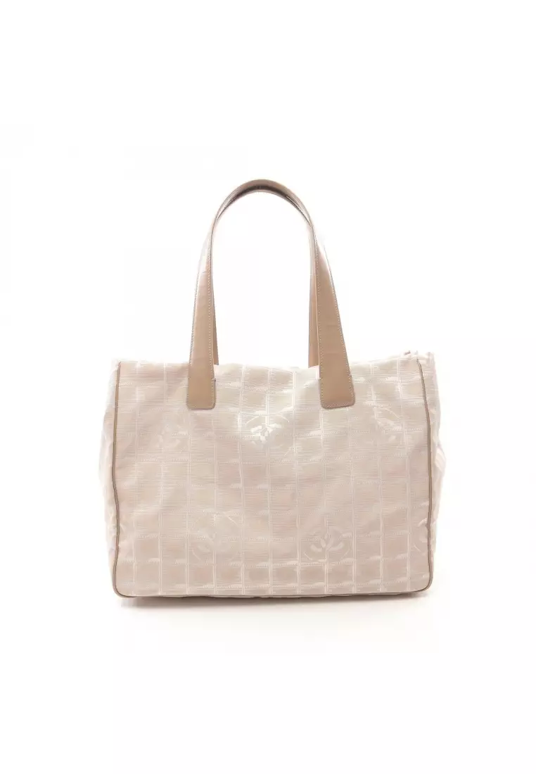 Chanel Pre-Loved Chanel New travel line MM Handbag tote bag nylon