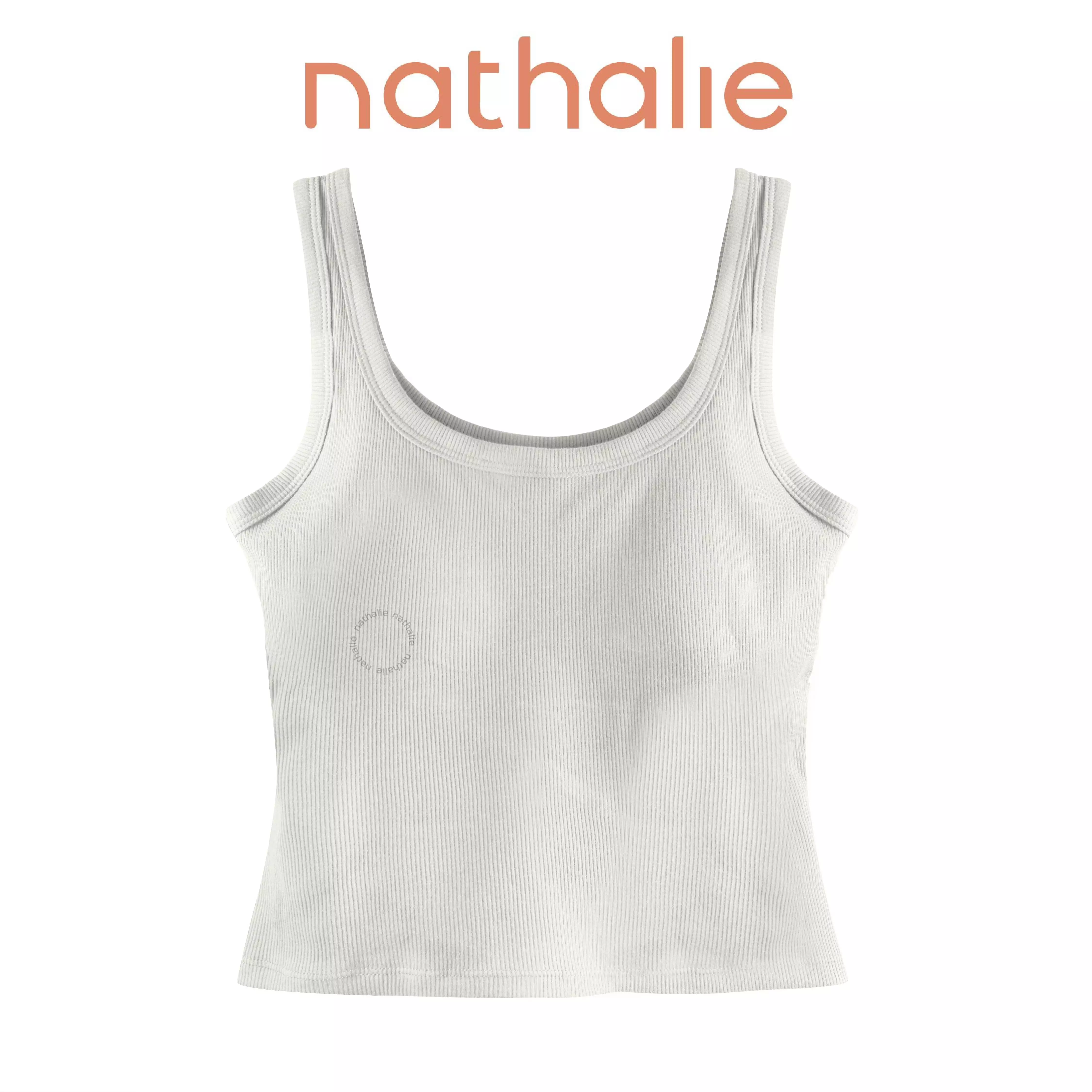 Nathalie Bra Top Cotton Blend NTA 3498 - Putih