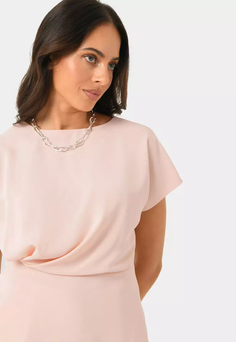Bonnie Gathered Peplum Top