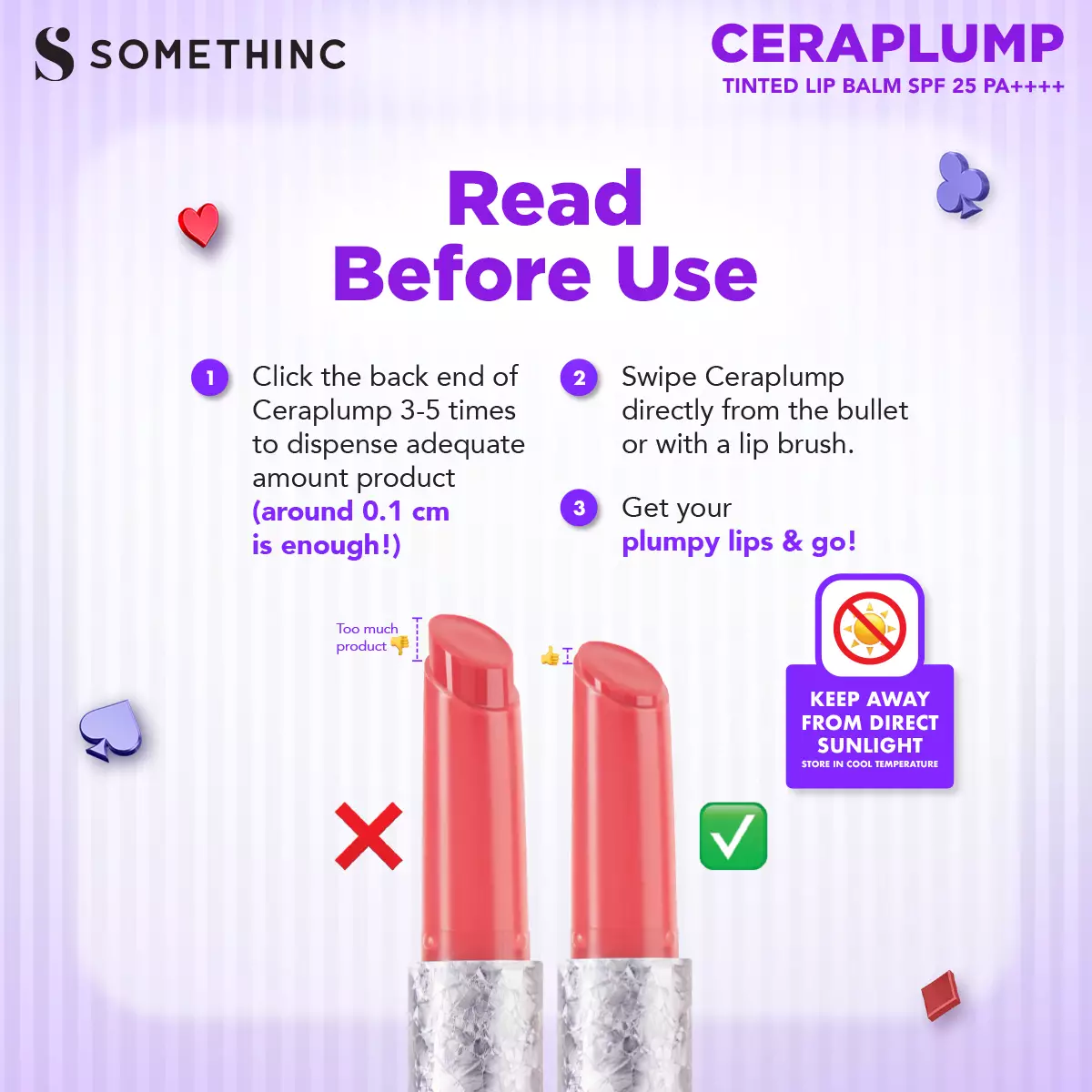 SOMETHINC Ceraplump Tinted Lip Balm SPF25 PA++++ - 15 Petal