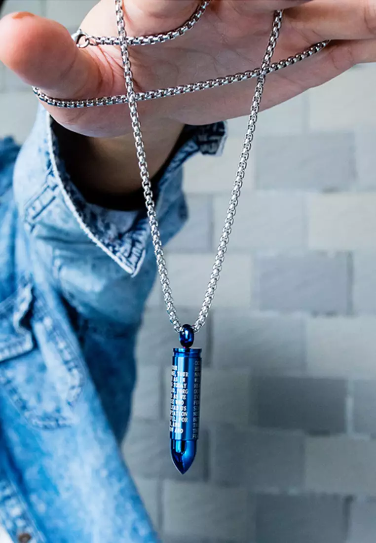 Bible Bullet Pendants Necklace
