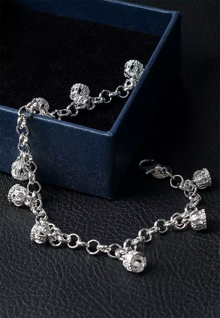 Fashion and Creative Crown Bracelet with Cubic Zirconia