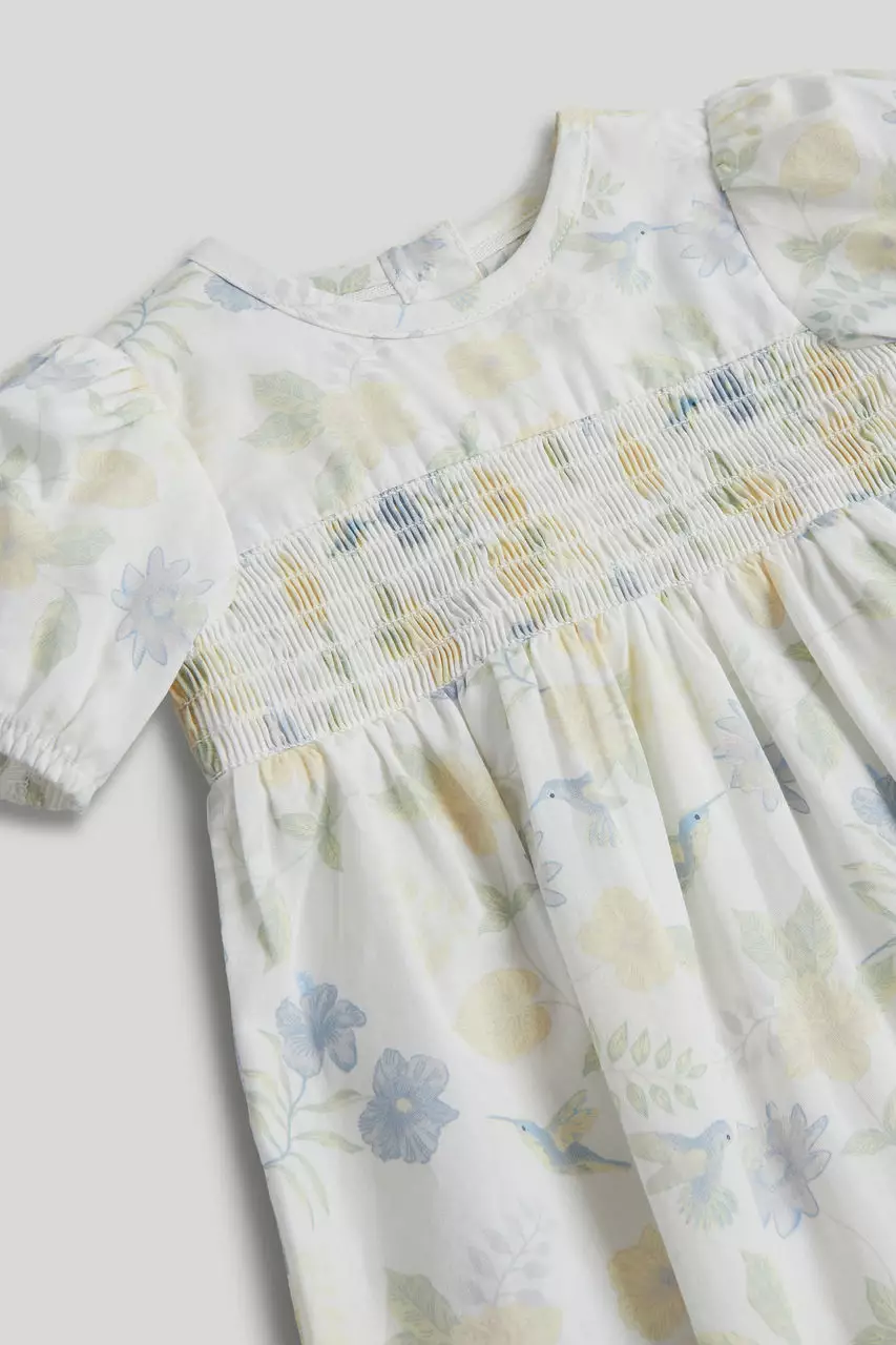Mothercare Raya Collection Floral Romper - Terusan Lebaran Bayi Perempuan (Multi)