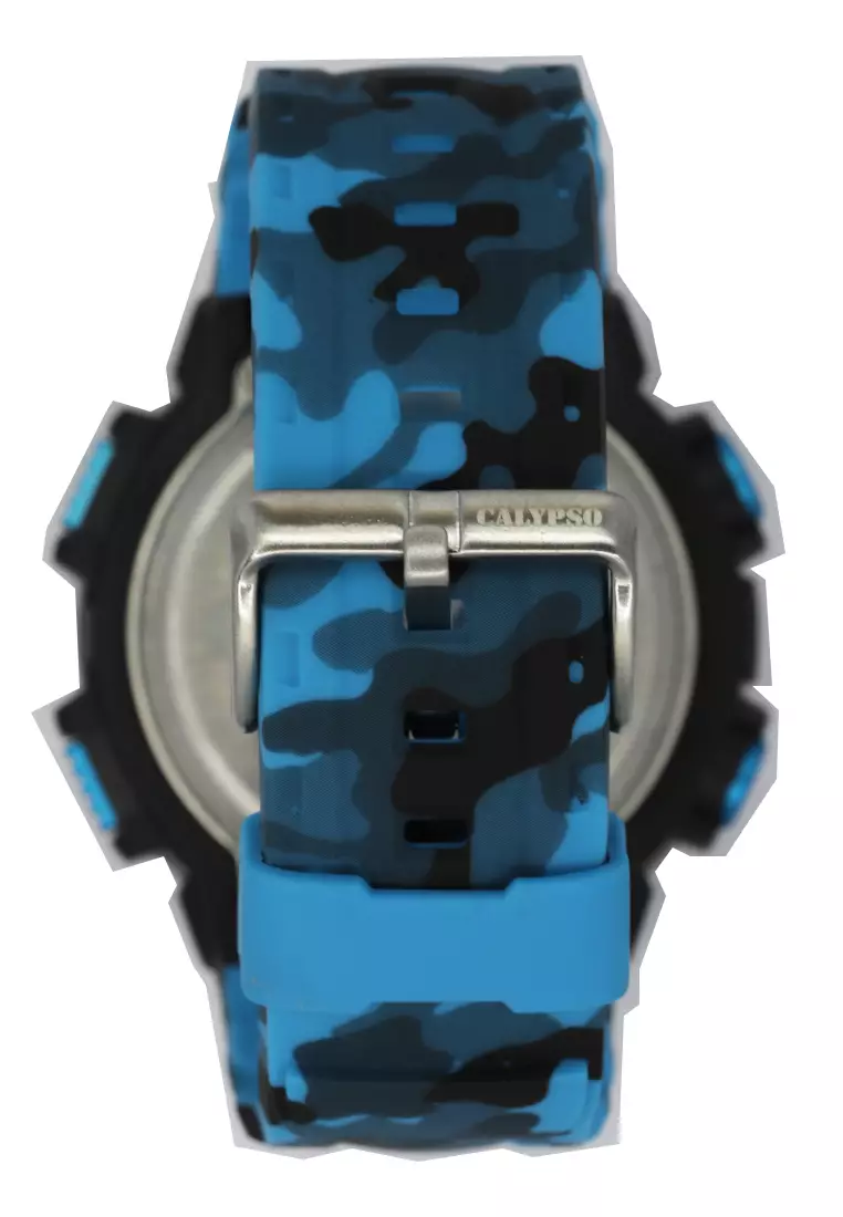 Orologio Da Lavoro Calypso Uomo Solo Tempo Nero K5753/6 Impermeabile